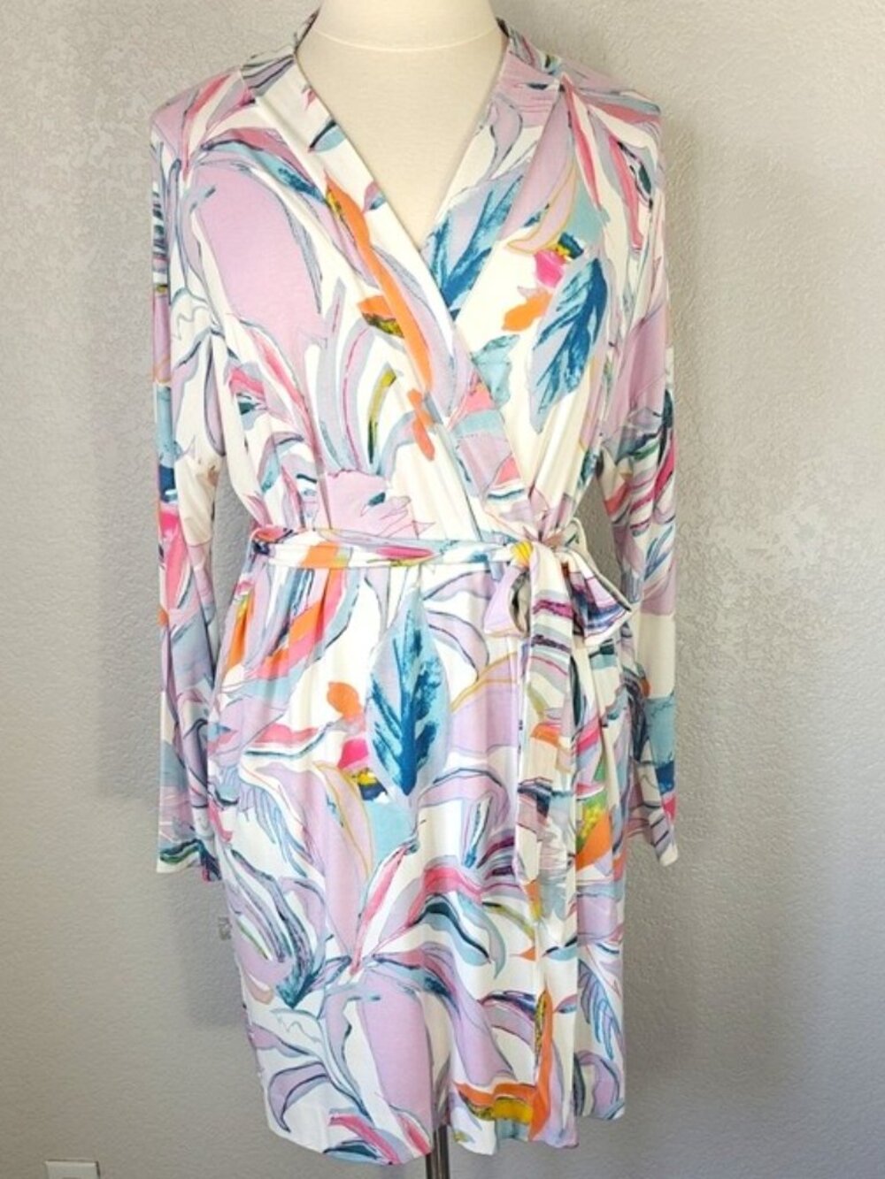 Soma XL Cool Nights Short Robe Pockets